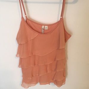 Fun peach tank top